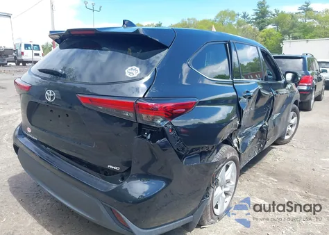 2021 Toyota Highlander L из США, поврежденный, VIN 5TDCZRBH5MS138002
